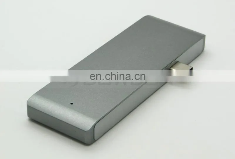 Aluminium 5 in 1 USB 3.0 Type C Hub for Macbook