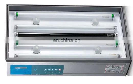 4 light sources D65, TL84, UV, F/A D65 light booth color assessment cabinet