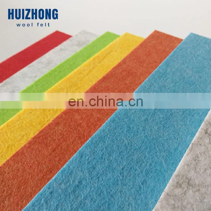 Wholesale 9mm 10mm polyester felt soundproof 3d acoustic diffuser wall panel