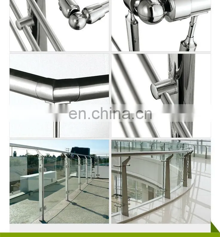Hot sale SS 304 square post for staircase handrail/handrail fitting