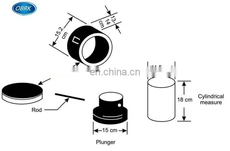 Lab Rock Crushing Strength Index Determiner/Crush Tester Machine/Aggregate Crushing Value Apparatus