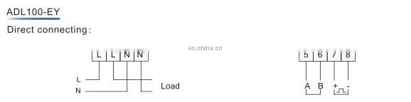 Single Phase Prepaid Din Rail multi-function Energy Meter
