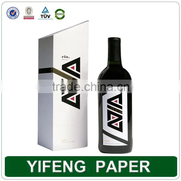 Luxury Custom Print Wine Box Packaging Cardboard Wine Gift Box