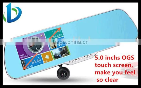 Car rear view mirror With 5 Inchs monitor android car mirror