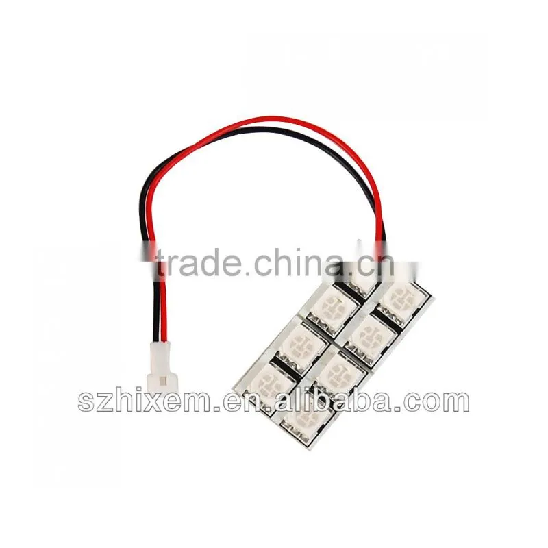 Auto LED Dome light PCB/Interiro Light-24SMD5050 with T10 Festoon connector LED Reading light Roof Light