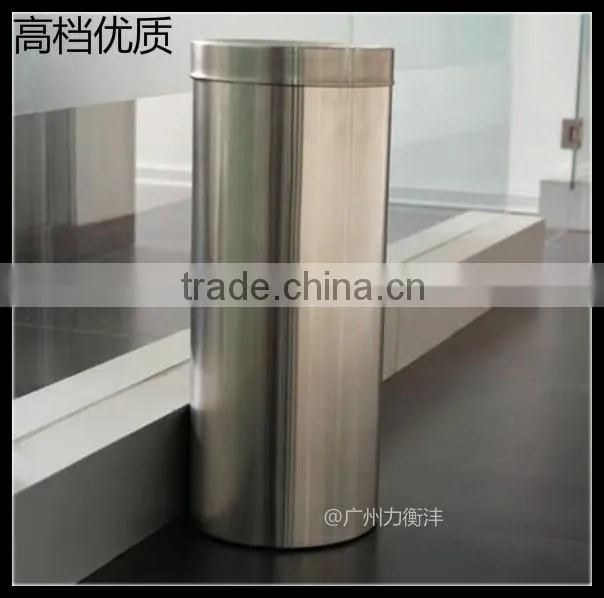 Stainless Steel Half Opening Recycle Litter Bin