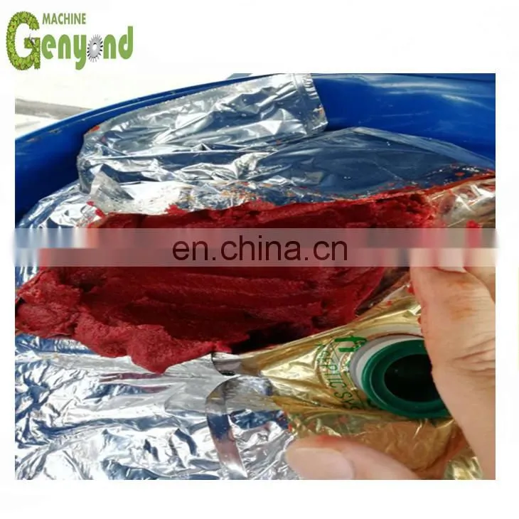 concnetration fruit puree aseptic bag filling machine