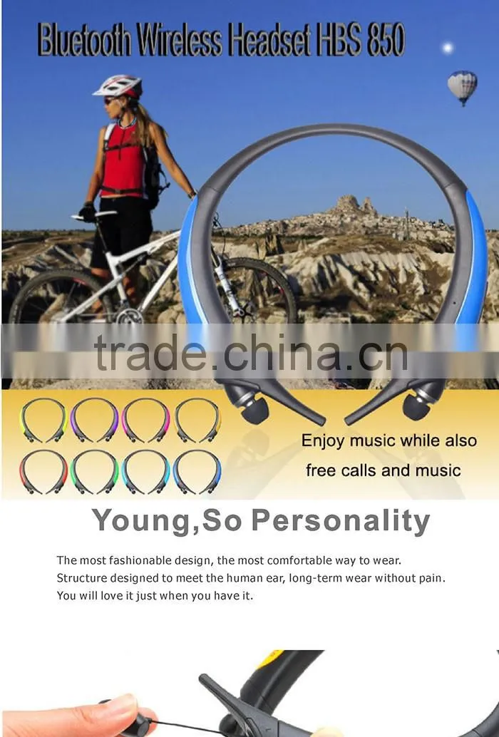 Mini Lightweight Wireless Stereo Sports running Bluetooth earphone Headphones Headsets