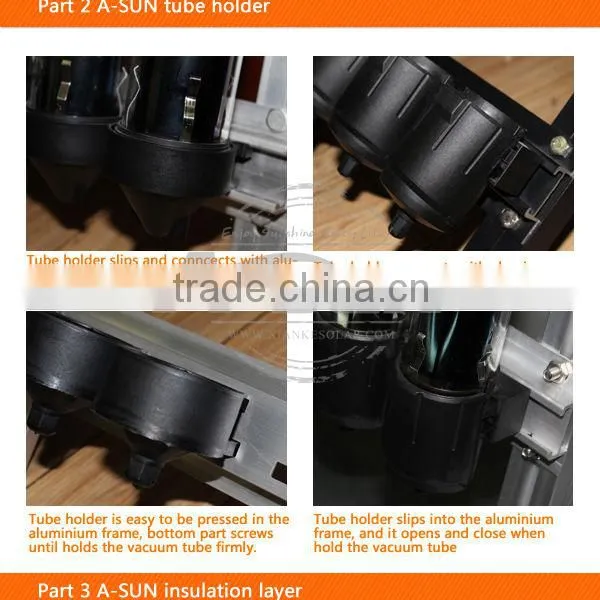TOP 10 solar collector company in Haining produce vaccum tube Heat pipe solar collector
