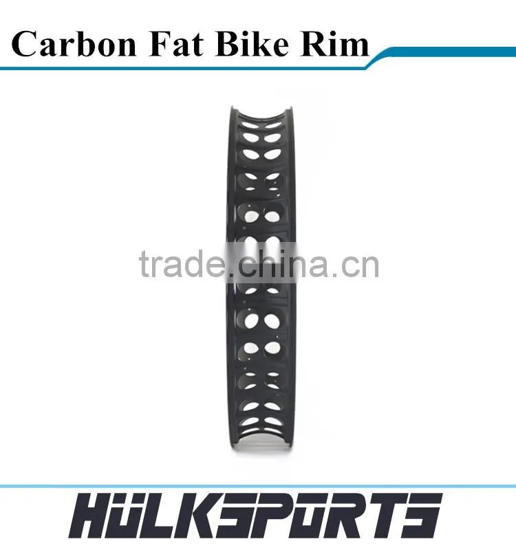 carbon fat bike wheels 26er carbon fiber fat bike wheel Toray T700 fat bike rims hookless