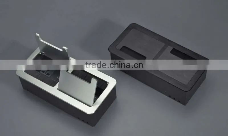 Kitchen flip open desktop multi impact electrical switch socket