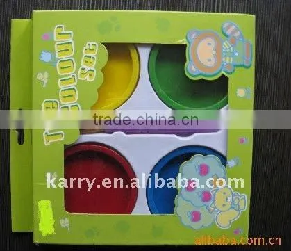 2ml-6c with brush finger paint set