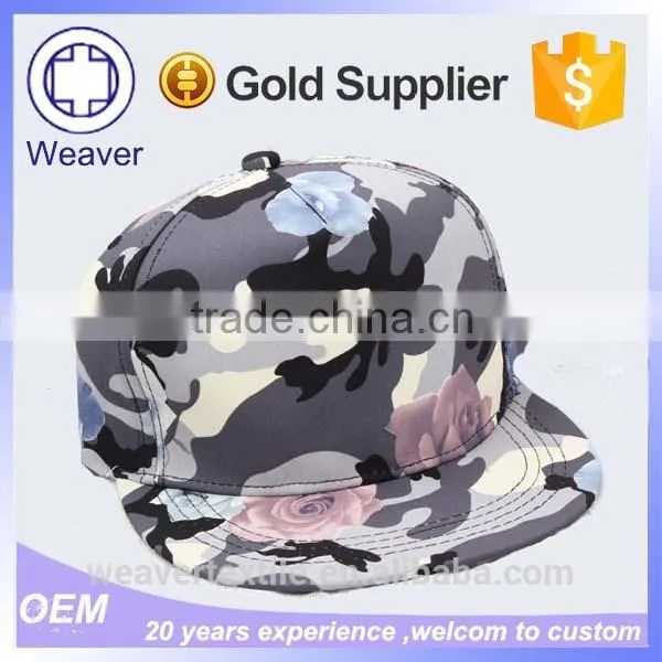 Fashionable Custom-made Flat Brim 5 Panels Caps Sport Caps