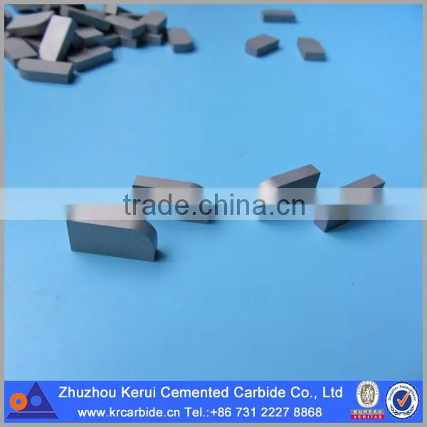 K30 carbide brazed tips for turning tool bits, type A carbide cutting tips
