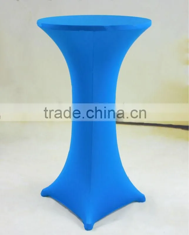 Cocktail spandex table cover for bar and wedding event