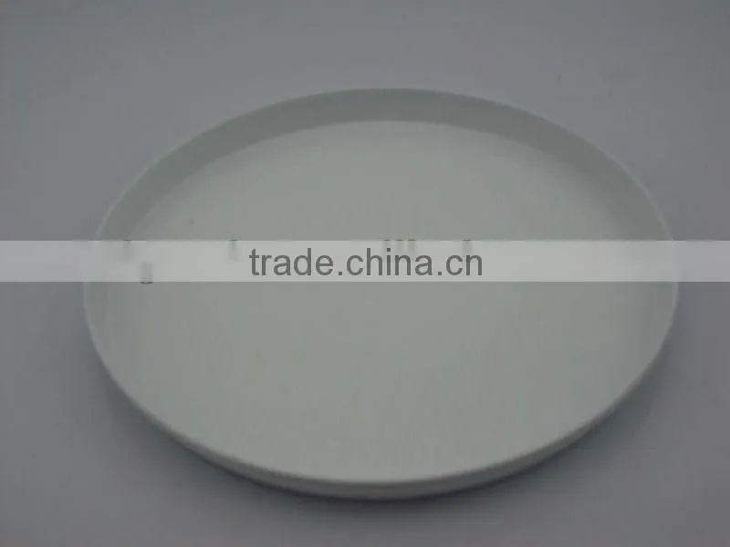 Customized good quality round metal food tin tray