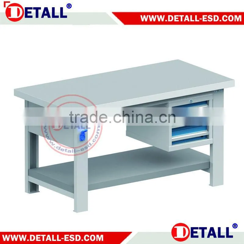 Manufacture ESD steel workshop bench with drawers