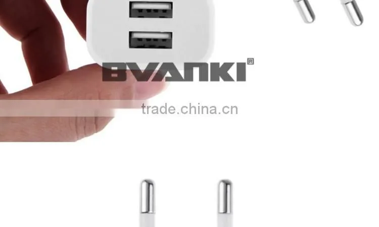 2016 trending products AU UK US EU plug USB travel charger 2.1A universal 2 Ports Dual USB wall charger for samsung