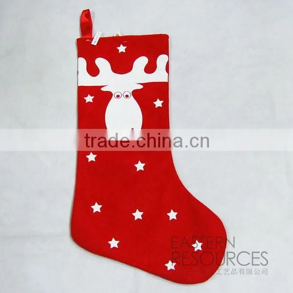 Cotton Cloth Christmas Large Stocking