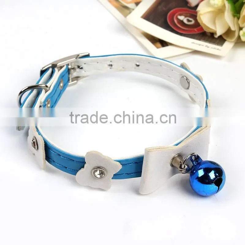 Pet products Pet collar bells dog collar Ribbon cat collar