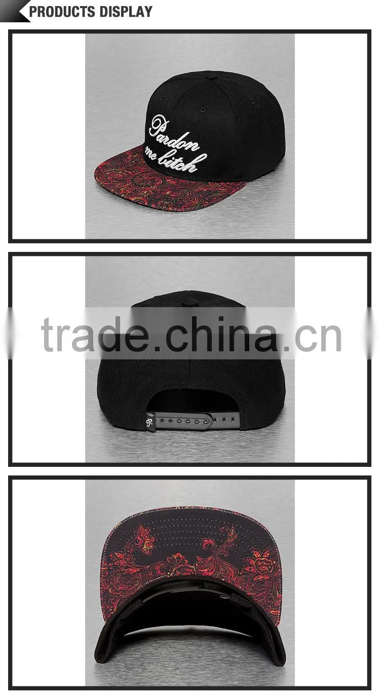 2015 China good quality low price factory wholesale new different types of hats and caps bulk