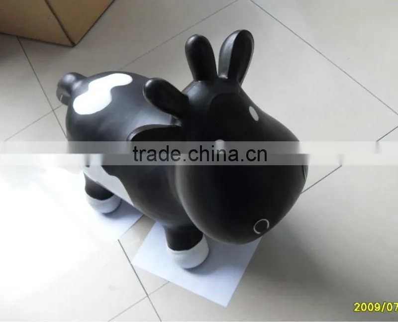 pvc jumping animal/inflatable animal/plastic kids toy