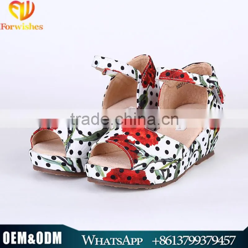 2015 Hot Fashionable Kids Shoes Princess Dress Up Shoes Slipsole Sandal For Girls