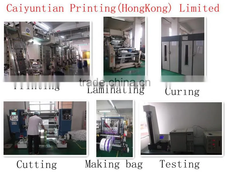 Custom printed free shaped pouch for mask/mylar foil package bag