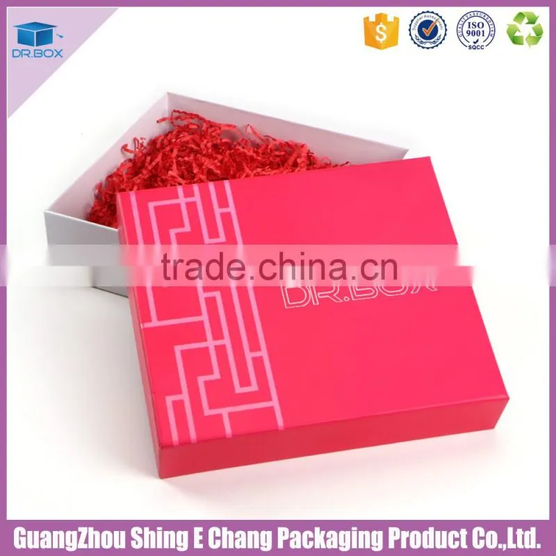 Luxury double copper paper matt lamination custom cosmetic packaging