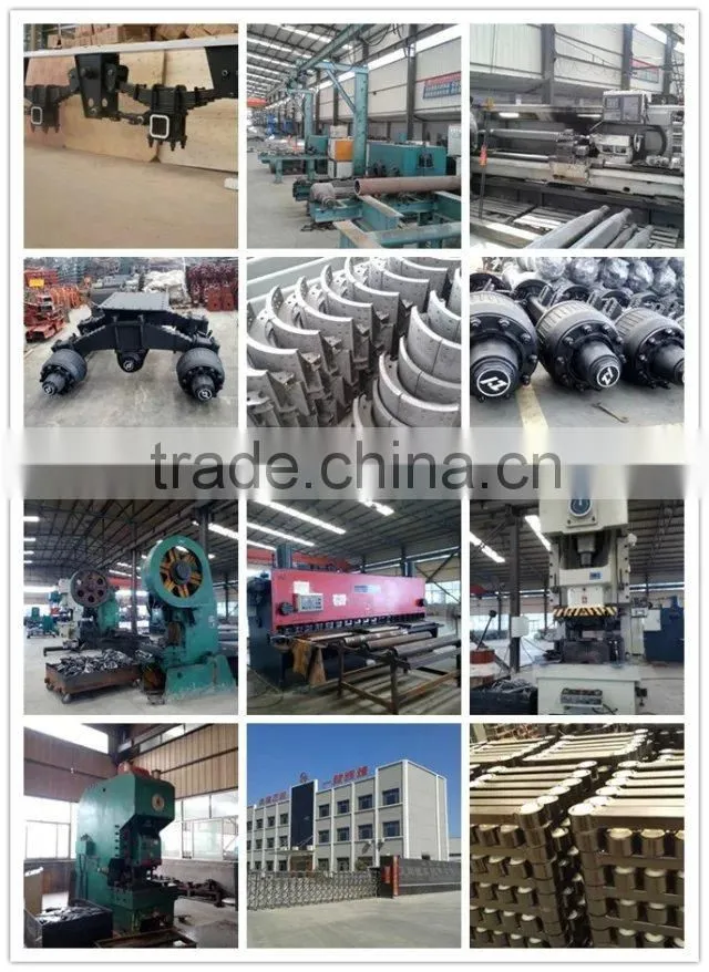 American Type Welded Tandem Suspension For Semi Trailer