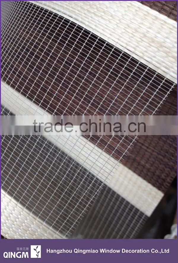 QINGMIAO Brand Polyester Material Zebra Blinds/Window Blinds