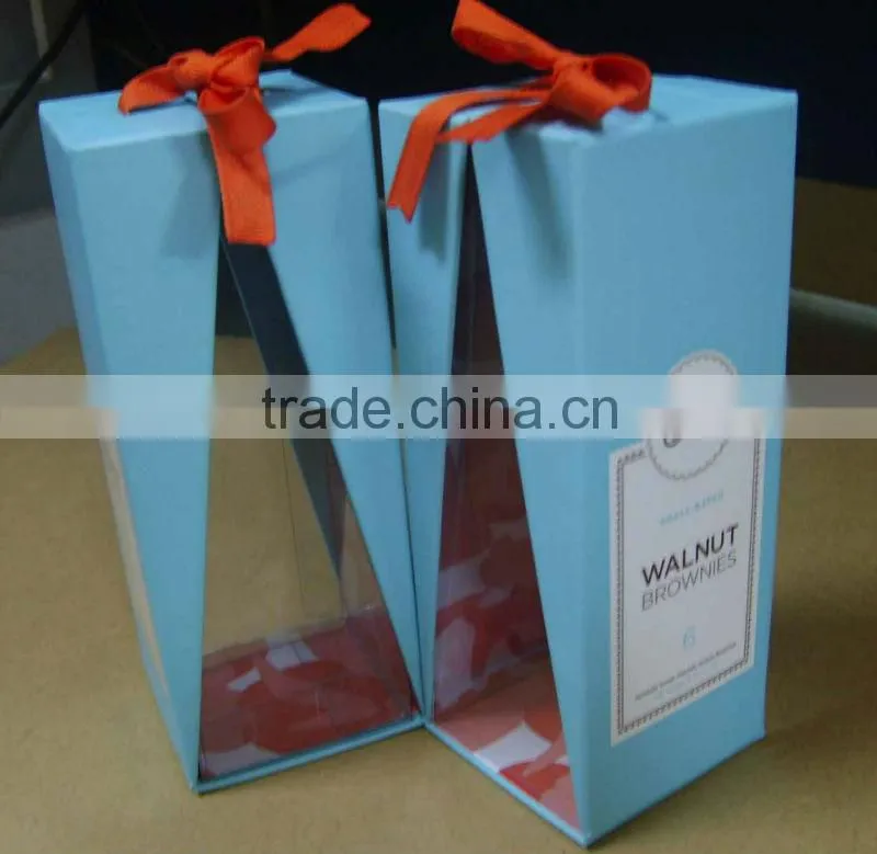 Wine decorative gift boxes with display windows