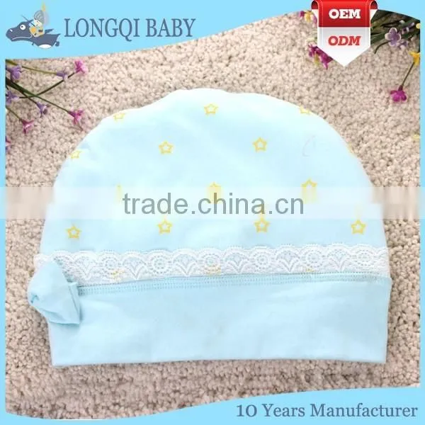 MZ-MS-031 spring muslim knitted 100 cotton baby caps