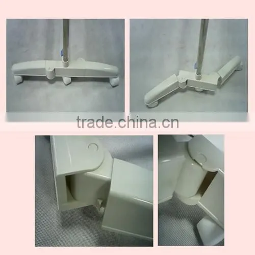 Folding Stainless Steel 3 Tiers Sliding Clothes Rack