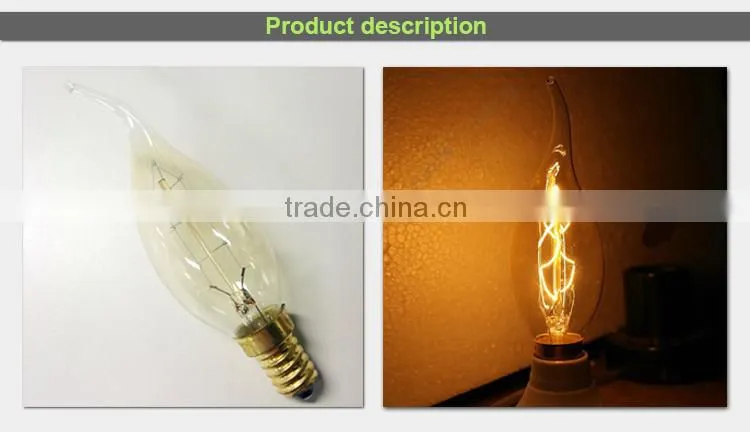 Brand new 220V 25W e14 220v edison bulb