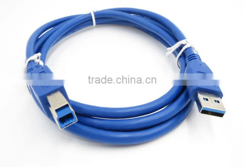 SLT 1.5M 5 Ft Superspeed USB 3.0 Type A to B Cable 5Gbps Gold Plated Printer Cable