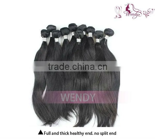 hair beautiful virgin indian/brazilian/peruvian hair weave/weft