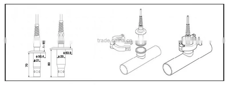 online Conductivity Meter/automatic conversion measurement frequency