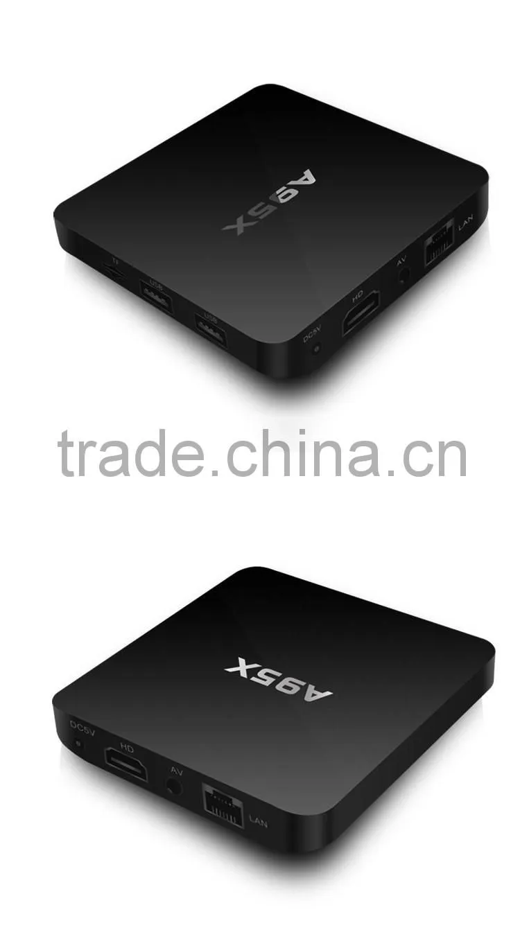 A95X new private mould tooling amlogic s905 android 5.1 box with shortcuts function remote control