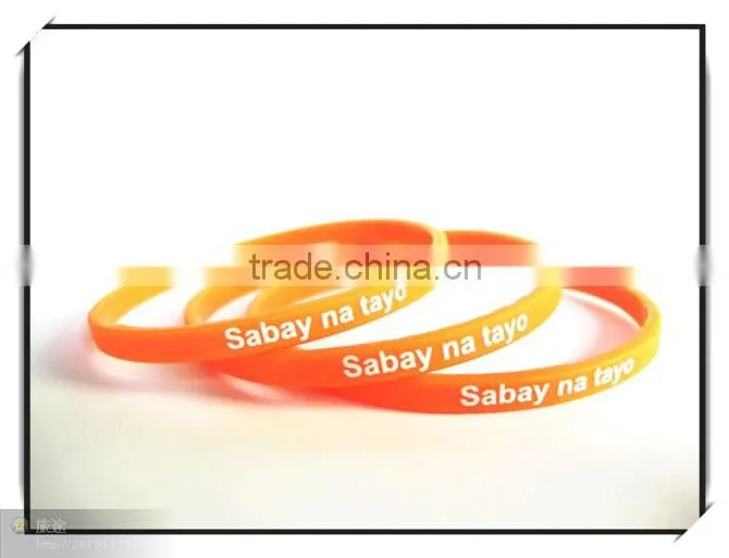 Newest Fashion Free Promotional Products Silicone Bracelet, Cheap Silicone Wristband