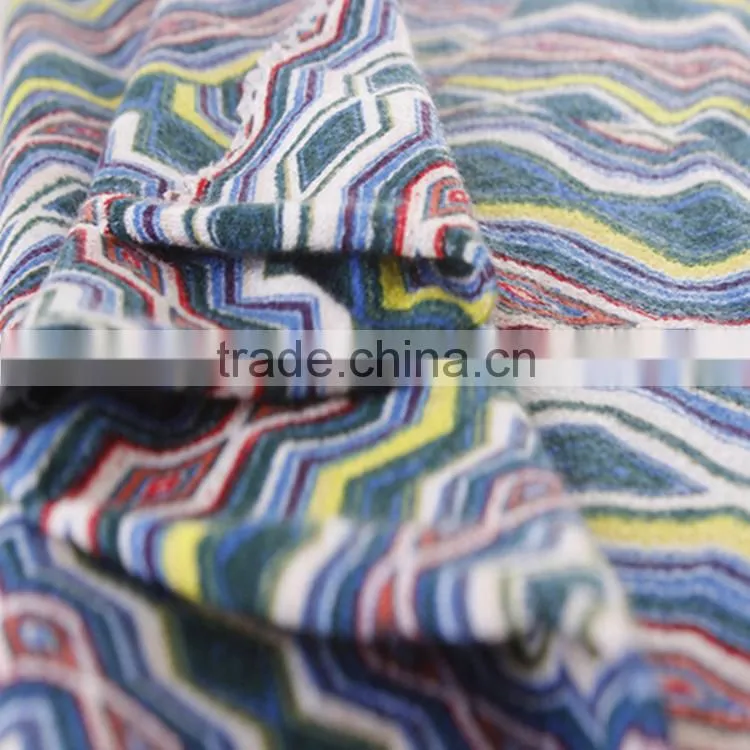 new fashion design 40S knit cotton printing fabric for baby shirt textiles 2016