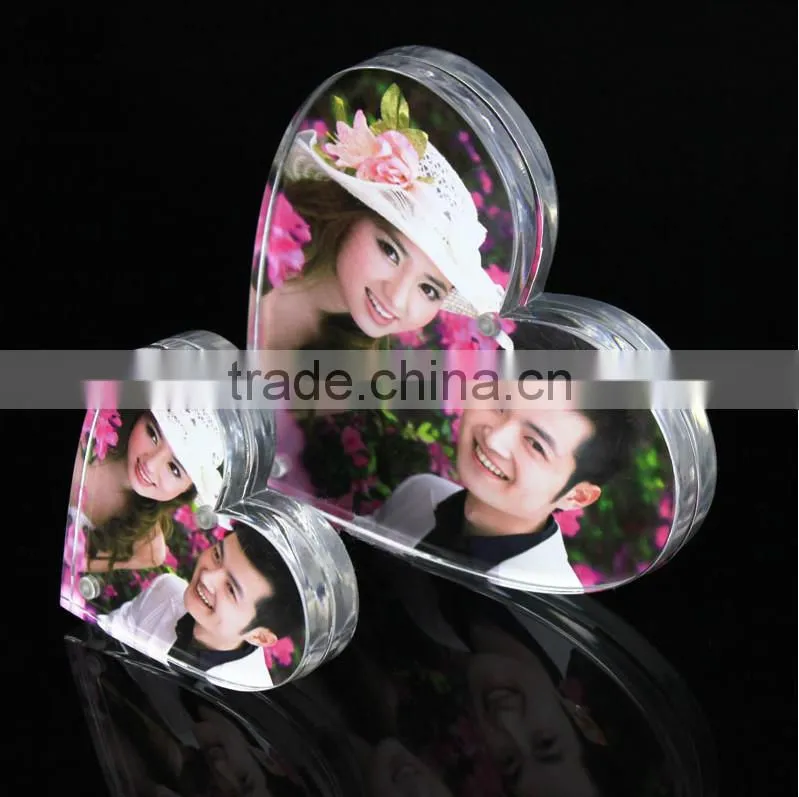 Acrylic photo frame magnet photo frame