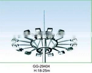 High quality steel high mast light Outdoor light/High-pole lamp