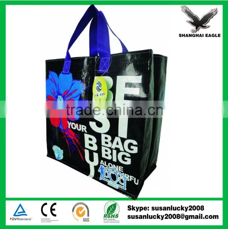 Custom promotion laminated non woven bag