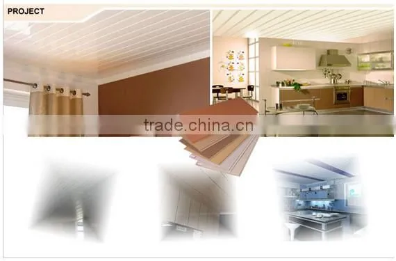 Plastic Interior Material hot stamping pvc ceiling