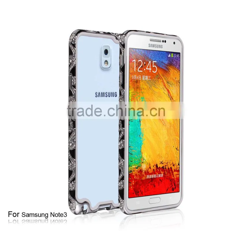 National Flavor Mobile Phone Metal Case/TPU Inlaid Phone case for Samsung Note3