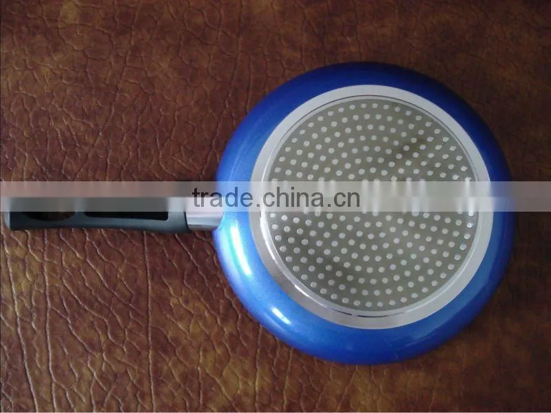 aluminum alloy non stick coating skillets / skillet frying pan with induction bottom