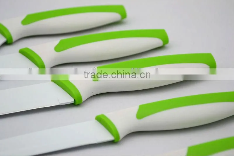5pcs Non-stick with TPR Handle carving knife