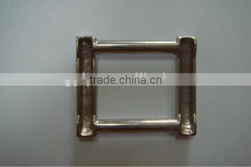 metal shiny adjustable decorative belt buckle