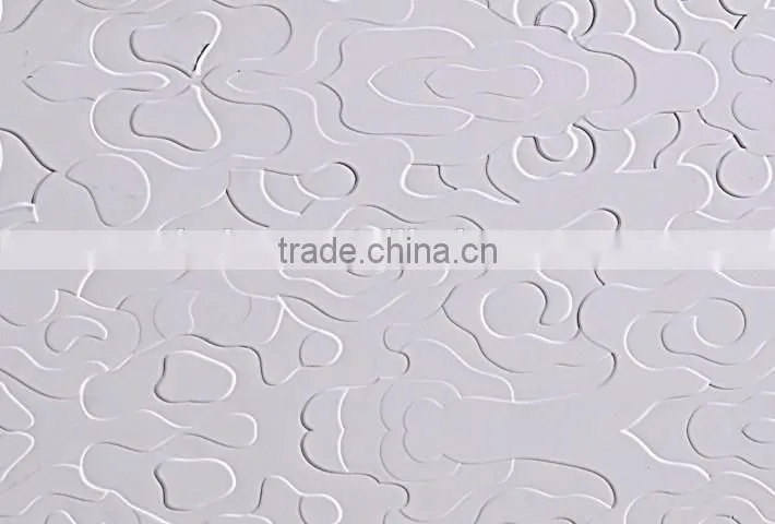 4x8 size waterproof PVC embossed foam board for Decoration embossed board